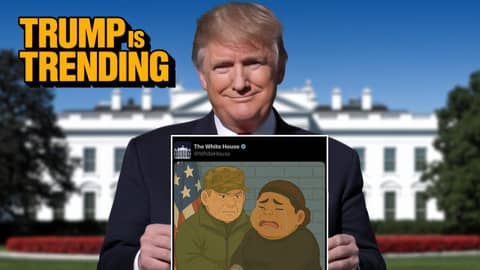 Elon Musk DOGE Crew chats with press | White House SLAMMED for posting AI image | Trump Is Trending