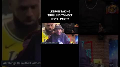 LEBRON TAKE TROLLING TO NEXT LEVEL, PT 2... #nba #basketball #lebronjames #stephenasmith #patmcafee
