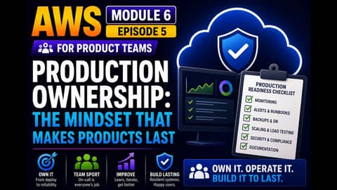 Production Ownership: The Mindset That Makes Products Last | AWS for Product Teams M6E5