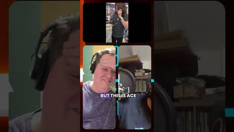 Ace Frehley at a truck stop.