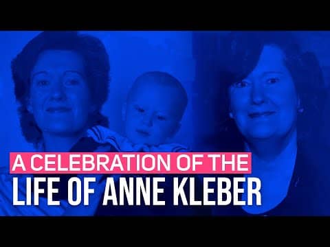 A Celebration of the life of Anne Kleber (Bushell) - Full Ceremony.