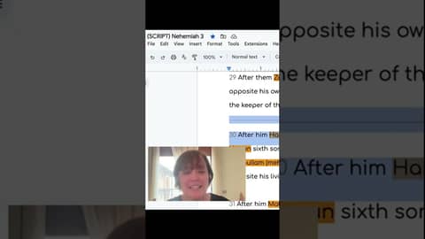 Behind the Scenes: Crafting Sacred Scripture #shorts