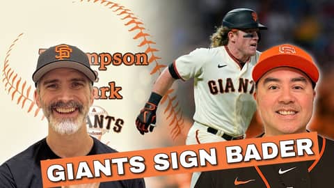 Giants FINALLY Make a Move! Signing Harrison Bader for $20.5M | Thompson 2 Clark