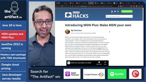Ep 5: Java dev productivity report, Java 18, Google cloud pricing and other news Ep 5: Java dev productivity report, Java 18, Google cloud pricing and other news