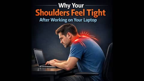 Fixing Your Shoulders after sitting at the laptop