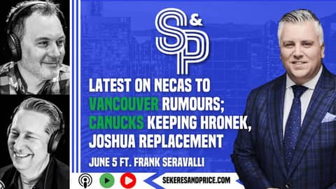 Frank Seravalli on Martin Necas in Vancouver, Canes’ D, Canucks keeping Hronek, replacing Joshua, Frank Seravalli on Martin Necas in Vancouver, Canes’ D, Canucks keeping Hronek, replacing Joshua,
