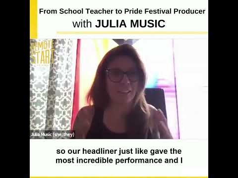 E17 From School Teacher to Pride Festival Producer with Julia Music
