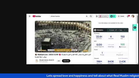 Mecca live-By Dr.Afshan Hashmi Mecca live-By Dr.Afshan Hashmi