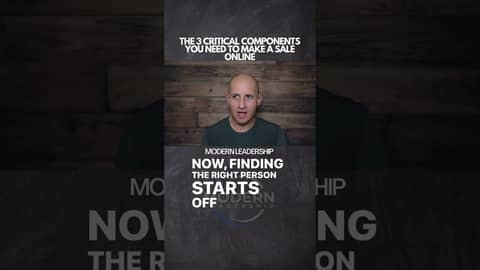 3 Critical Components You Need To Make A Sale Online!