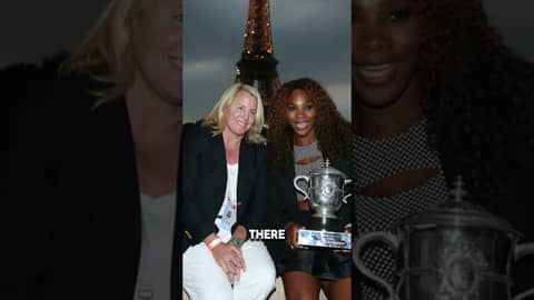 Candy interviewing Serena Williams! Full episode available on our YouTube channel. #tennis #podcast