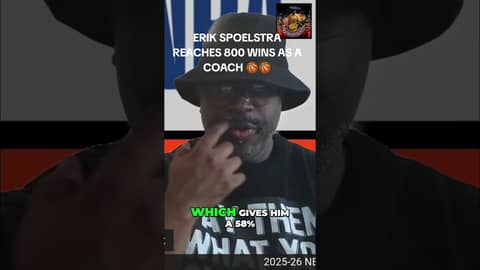 ERIK SPOELSTRA REACHES 800 CAREER WINS... #nba #basketball #erikspoelstra #miamiheat #podcast