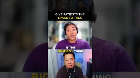 The power of listening: Why it's an essential part of patient care #shorts The power of listening: Why it's an essential part of patient care #shorts