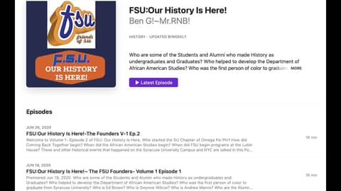 FSU: Our History Is Here~Creations Vol 1 Ep 5 Promo