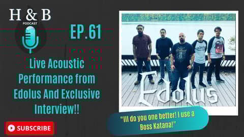 Live Acoustic Performance from Edolus And Exclusive Interview!! The Hook and Bridge Podcast Ep. 61