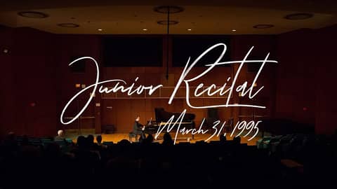SUNY Binghamton Junior Recital, Spring 1995