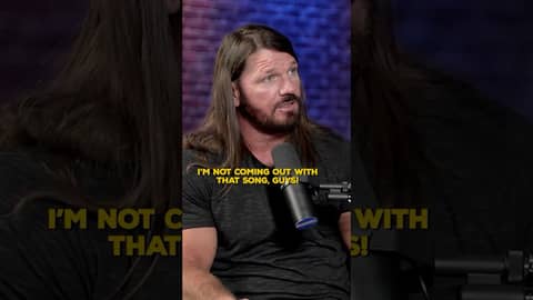 AJ Styles Didn't Want To Hear His TNA Theme Again 😅