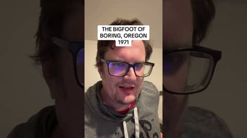 Imagine driving through the Oregon woods in 1971 and seeing this step into your headlights Imagine driving through the Oregon woods in 1971 and seeing this step into your headlights