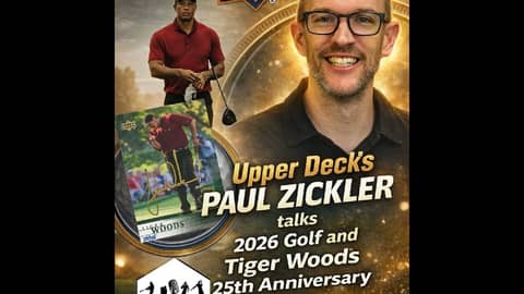 UD's Paul Zickler "Celebrating the 25th Anniversary of UD Golf/Tiger Woods Hobby Quick Hits E323 UD's Paul Zickler "Celebrating the 25th Anniversary of UD Golf/Tiger Woods Hobby Quick Hits E323