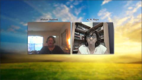 Dr. Afshan Hashmi in conversation with Author KR Raye Dr. Afshan Hashmi in conversation with Author KR Raye