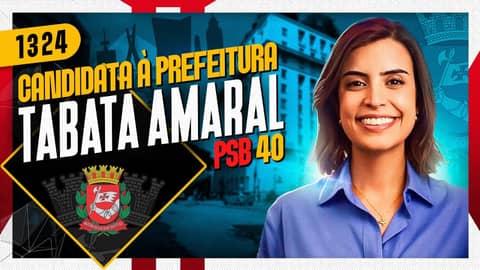 TABATA AMARAL (CANDIDATA Á PREFEITURA DE SÃO PAULO) - Inteligência Ltda. Podcast #1324