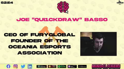 Joe "Qu1ckdraw" Basso - CEO of FURYGlobal & Founder of The Oceania Esports Association. Joe "Qu1ckdraw" Basso - CEO of FURYGlobal & Founder of The Oceania Esports Association.