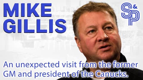 Mike Gillis: A surprise visit from former Canucks President and GM.