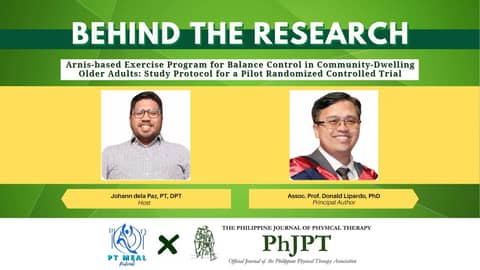 Arnis-based Exercise Program for Balance Control | Behind the Research