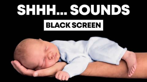 Baby Sleep White Noise with Shushing Sounds | Shhh... Goodnight Little Ones