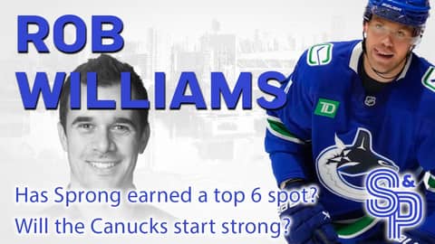 Sprong top 6?  And will the #canucks start strong after a 'boring' pre season?