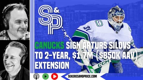 INSTANT REACTION to Arturs Silovs' two-year, $850K AAV extension with the #Canucks