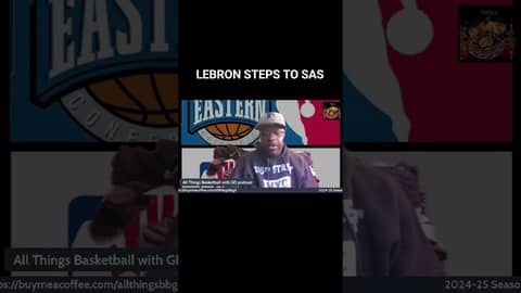 LEBRON STEPS TO SAS... #nba #basketball #lebronjames #stephenasmith #losangeleslakers #podcast