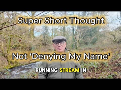 Super Short Thought - Not Denying My Name - Revelation 2 v 13