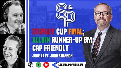 John Shannon on Panthers leading Oilers 2-0 in the Stanley Cup; Allvin GM award; Cap Friendly to WSH John Shannon on Panthers leading Oilers 2-0 in the Stanley Cup; Allvin GM award; Cap Friendly to WSH