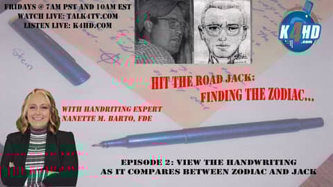 View the Handwriting as it Compares Between Zodiac and Jack