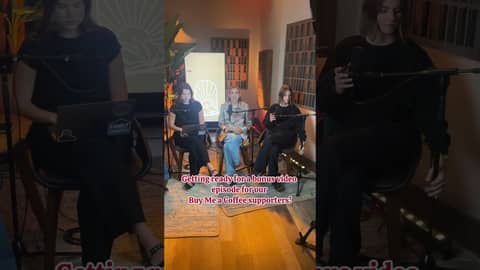 Getting ready for a VIDEO episode! #behindthescenes