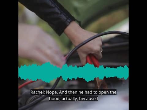 Did Rachel *REALLY* help someone boost their car?