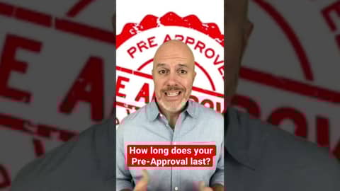 How long is your mortgage pre-approval good for? #shorts