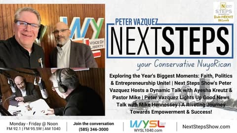 Next Steps Show featuring Ayesha Kreutz and Pastor Mike Hennessy 12 29 23