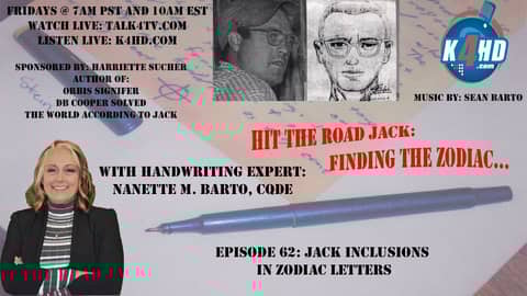 Jack Inclusions in Zodiac Letters