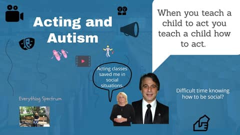 Autism and acting