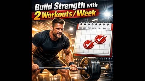 Build Real Strength with Just 2 Workouts Per Week