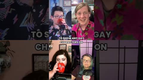 "That's my gay side!"