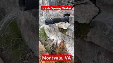 Nothing beats fresh #spring #water straight out the #mountain 💦  in #appalachia