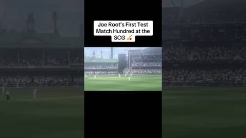 Historic scenes as Joe Root scores his first test match hundred at the Sydney Cricket Ground π Historic scenes as Joe Root scores his first test match hundred at the Sydney Cricket Ground π