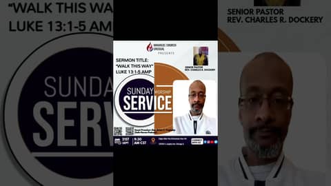 ICUCHICAGO “Walk This Way” Guest Speaker: Rev. Brian C. Pughsley For 9/21/2025