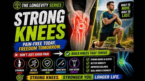 Strong Knees for Life: Fix Pain, Build Stability & Move with Confidence | Longevity Series