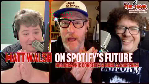Matt Walsh on Spotify's Future: Holographic Concerts & More Algorithms! #podcast #comedy