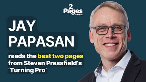 The Best Two Pages from Steven Pressfield’s Turning Pro | Jay Papasan