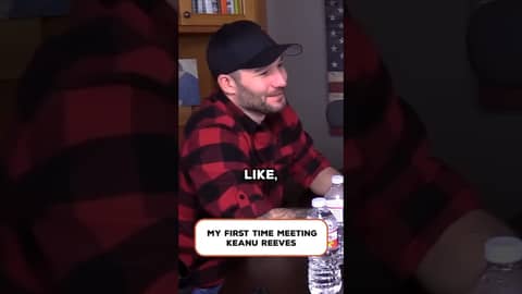 Meeting Keanu Reeves on the John Wick Set