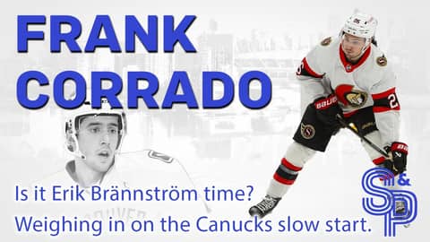 Weighing in on the #canucks slow start.  Is it Erik Brännström time?